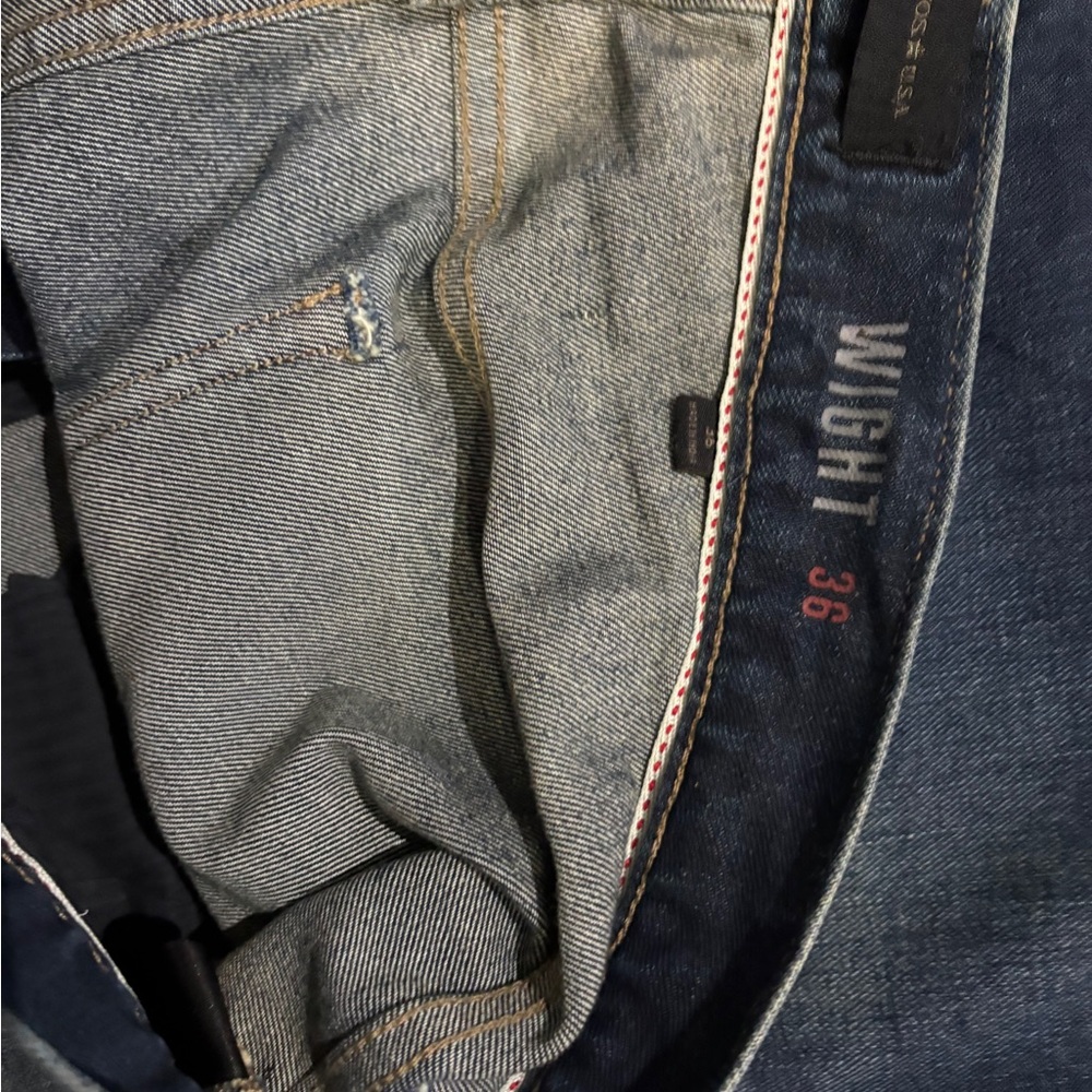 John Varvatos Indigo Slim Jeans Wight - Picture 3 of 3